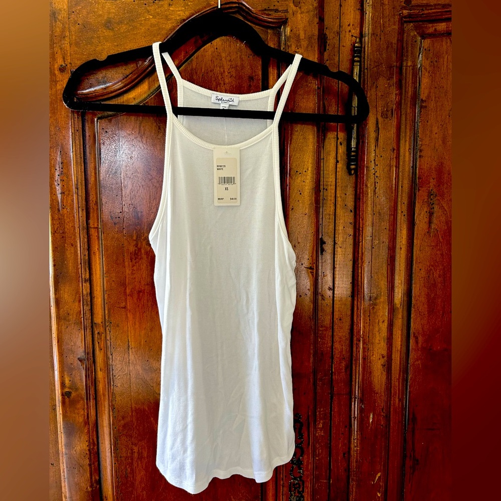 NWT Splendid White Rib Tank, XS